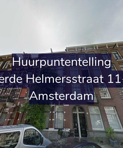 Foto gevel Huurpuntentelling voor Derde Helmersstraat 11-3, Amsterdam