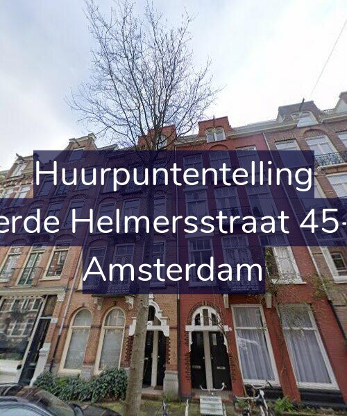 Foto gevel Huurpuntentelling voor Derde Helmersstraat 45-H, Amsterdam