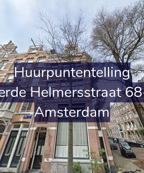 Foto gevel Huurpuntentelling voor Derde Helmersstraat 68-1, Amsterdam