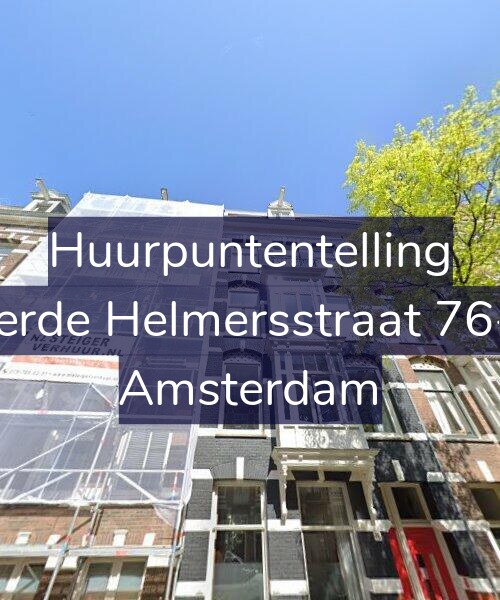 Foto gevel Huurpuntentelling voor Derde Helmersstraat 76-3, Amsterdam