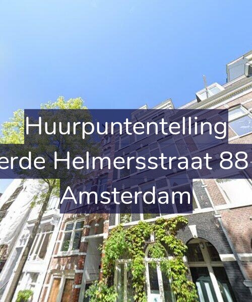 Foto gevel Huurpuntentelling voor Derde Helmersstraat 88-2, Amsterdam