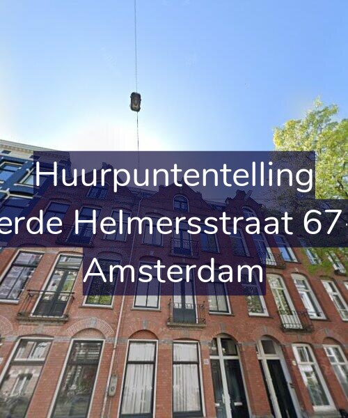 Foto gevel Huurpuntentelling voor Derde Helmersstraat 67-2, Amsterdam
