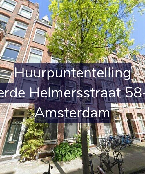 Foto gevel Huurpuntentelling voor Derde Helmersstraat 58-H, Amsterdam
