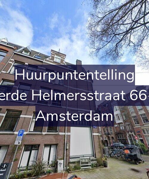 Foto gevel Huurpuntentelling voor Derde Helmersstraat 66-1, Amsterdam