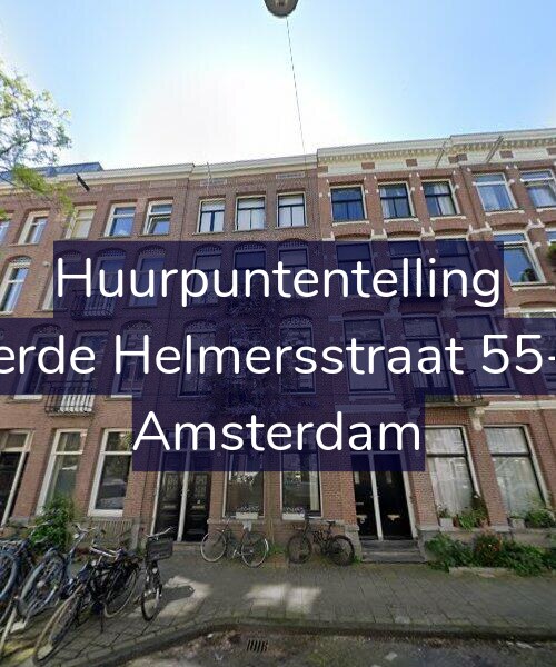 Foto gevel Huurpuntentelling voor Derde Helmersstraat 55-H, Amsterdam