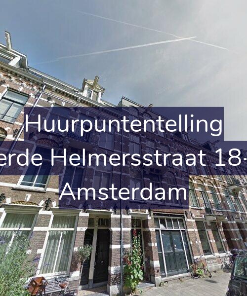 Foto gevel Huurpuntentelling voor Derde Helmersstraat 18-H, Amsterdam