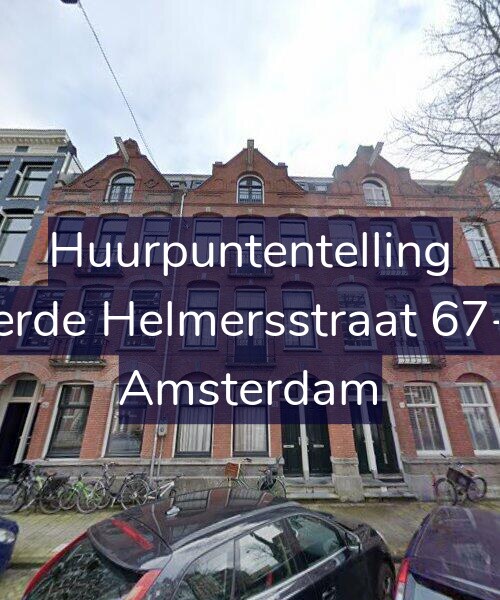 Foto gevel Huurpuntentelling voor Derde Helmersstraat 67-H, Amsterdam