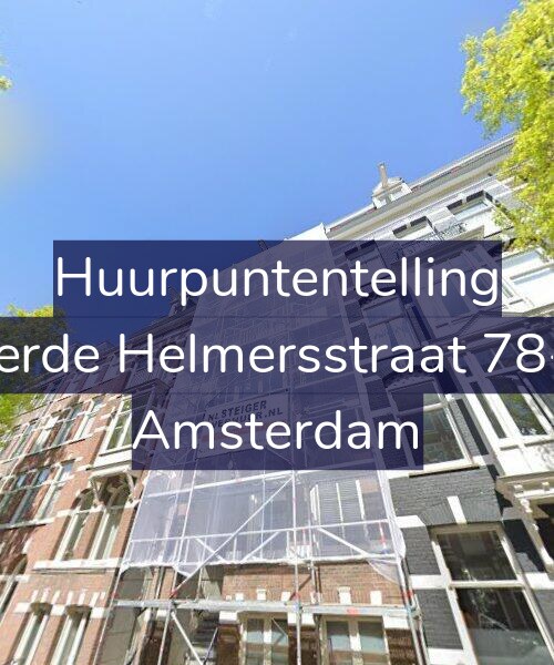 Foto gevel Huurpuntentelling voor Derde Helmersstraat 78-2, Amsterdam