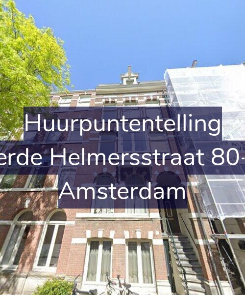 Foto gevel Huurpuntentelling voor Derde Helmersstraat 80-O, Amsterdam