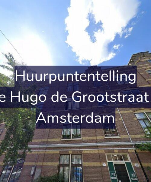 Foto gevel Huurpuntentelling voor Derde Hugo de Grootstraat 31-2, Amsterdam