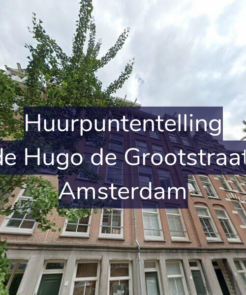 Foto gevel Huurpuntentelling voor Derde Hugo de Grootstraat 6-2, Amsterdam