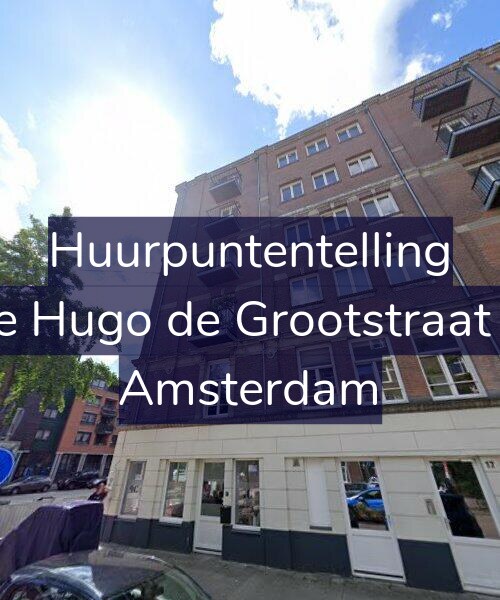 Foto gevel Huurpuntentelling voor Derde Hugo de Grootstraat 17-B, Amsterdam