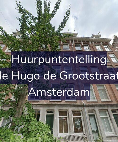 Foto gevel Huurpuntentelling voor Derde Hugo de Grootstraat 8-4, Amsterdam