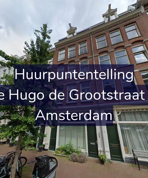 Foto gevel Huurpuntentelling voor Derde Hugo de Grootstraat 14-H, Amsterdam
