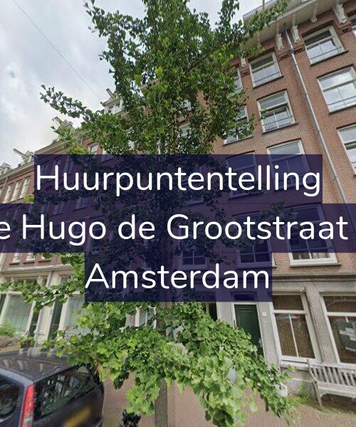 Foto gevel Huurpuntentelling voor Derde Hugo de Grootstraat 10-H, Amsterdam
