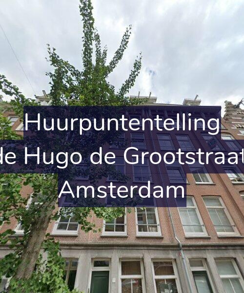 Foto gevel Huurpuntentelling voor Derde Hugo de Grootstraat 8-3, Amsterdam