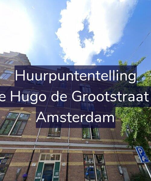 Foto gevel Huurpuntentelling voor Derde Hugo de Grootstraat 29-3, Amsterdam