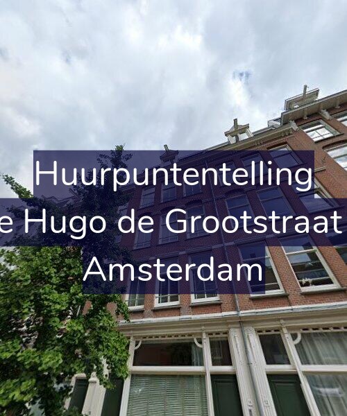 Foto gevel Huurpuntentelling voor Derde Hugo de Grootstraat 14-2, Amsterdam