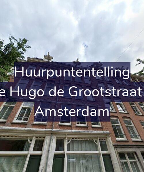 Foto gevel Huurpuntentelling voor Derde Hugo de Grootstraat 12-3, Amsterdam