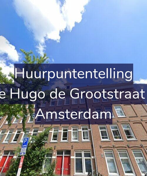 Foto gevel Huurpuntentelling voor Derde Hugo de Grootstraat 40-3, Amsterdam