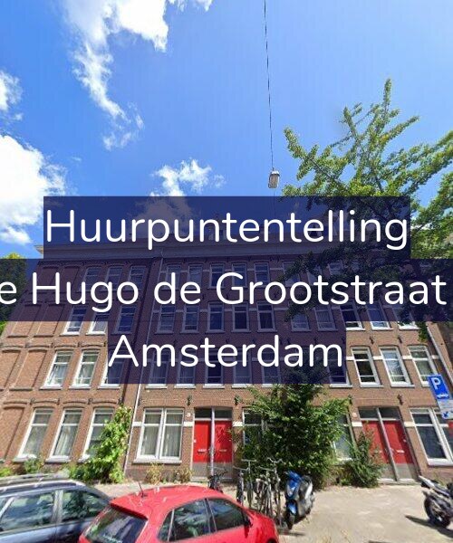 Foto gevel Huurpuntentelling voor Derde Hugo de Grootstraat 42-1, Amsterdam