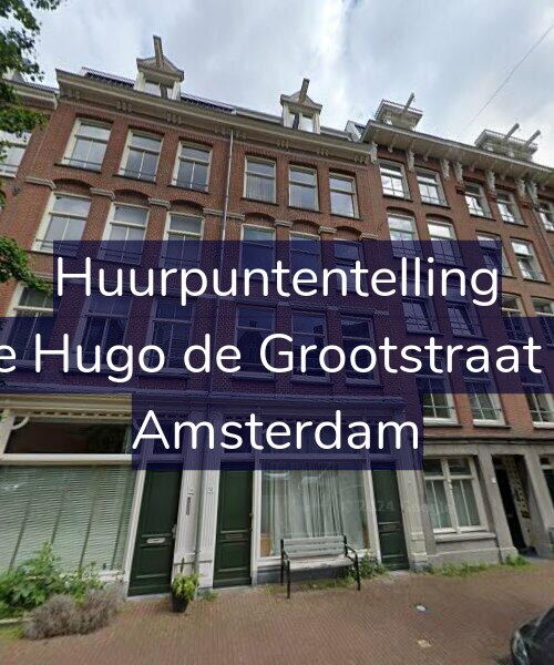 Foto gevel Huurpuntentelling voor Derde Hugo de Grootstraat 12-H, Amsterdam
