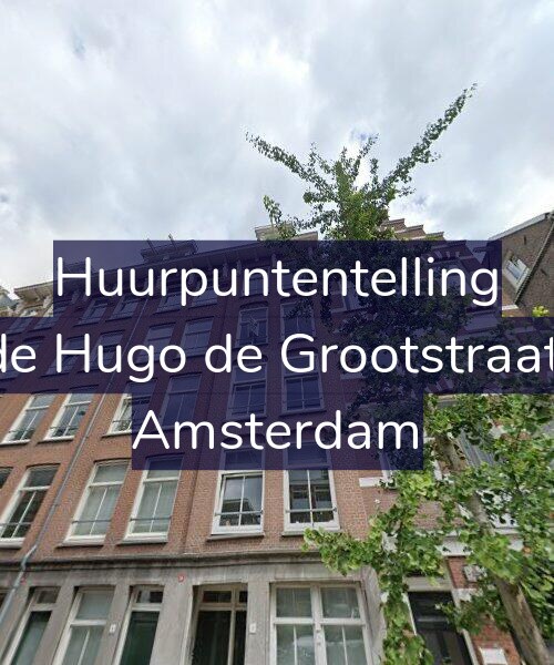 Foto gevel Huurpuntentelling voor Derde Hugo de Grootstraat 4-2, Amsterdam