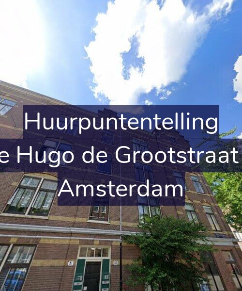 Foto gevel Huurpuntentelling voor Derde Hugo de Grootstraat 33-2, Amsterdam