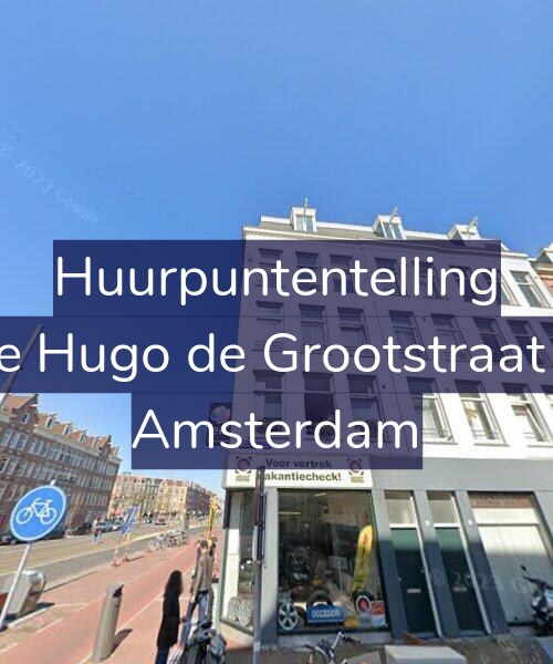 Foto gevel Huurpuntentelling voor Derde Hugo de Grootstraat 24-2, Amsterdam