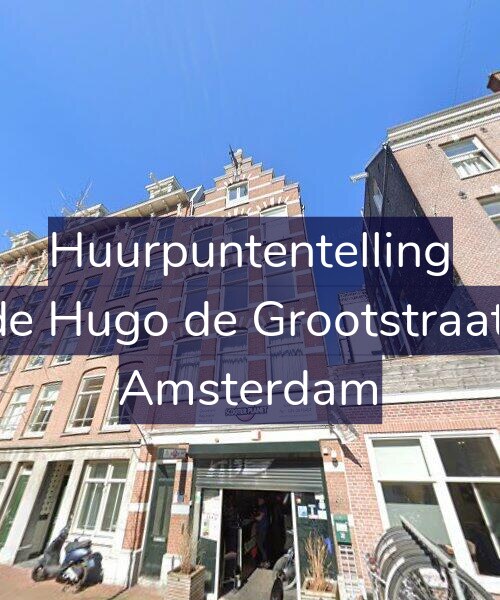 Foto gevel Huurpuntentelling voor Derde Hugo de Grootstraat 2-2, Amsterdam