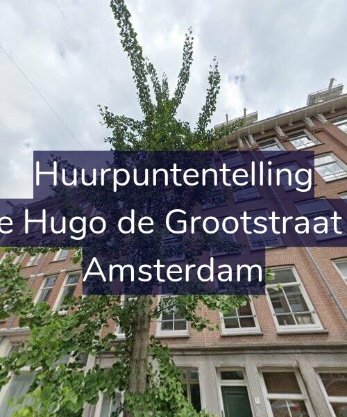 Foto gevel Huurpuntentelling voor Derde Hugo de Grootstraat 10-3, Amsterdam