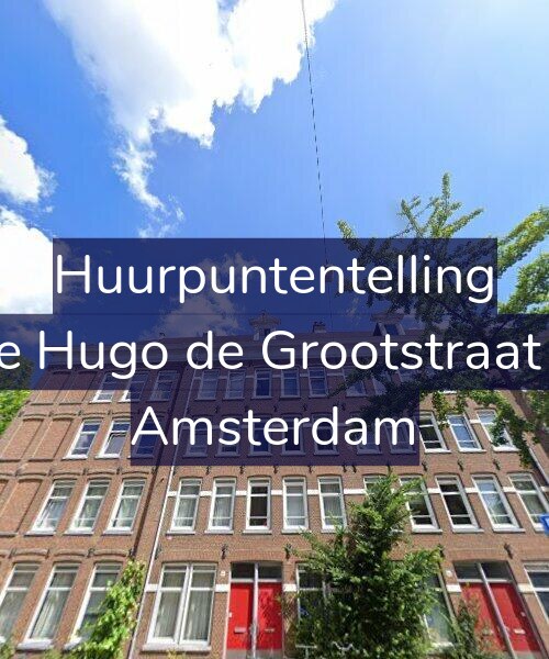 Foto gevel Huurpuntentelling voor Derde Hugo de Grootstraat 42-2, Amsterdam