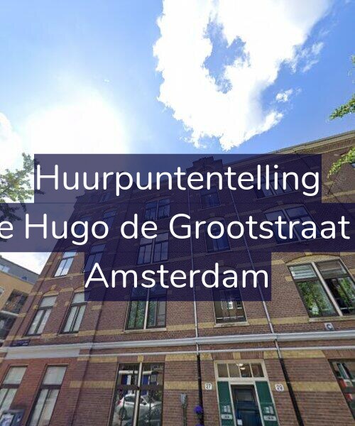 Foto gevel Huurpuntentelling voor Derde Hugo de Grootstraat 27-2, Amsterdam