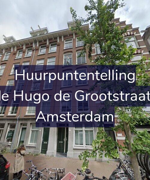Foto gevel Huurpuntentelling voor Derde Hugo de Grootstraat 4-H, Amsterdam