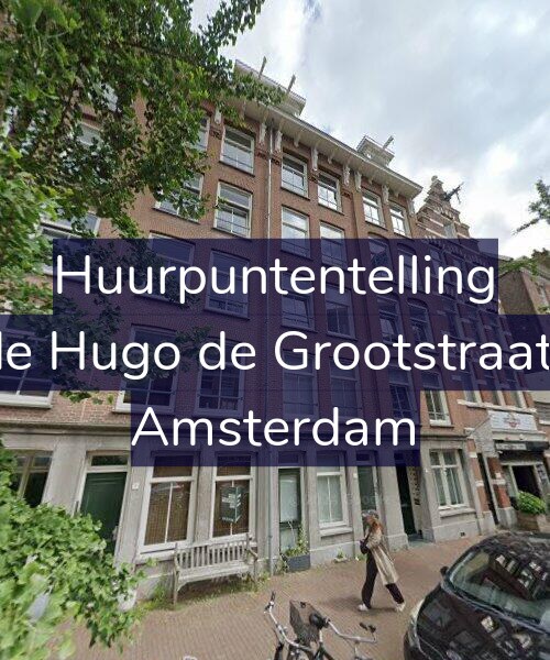Foto gevel Huurpuntentelling voor Derde Hugo de Grootstraat 6-H, Amsterdam