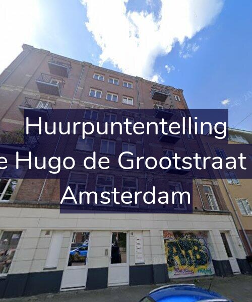 Foto gevel Huurpuntentelling voor Derde Hugo de Grootstraat 17-D, Amsterdam