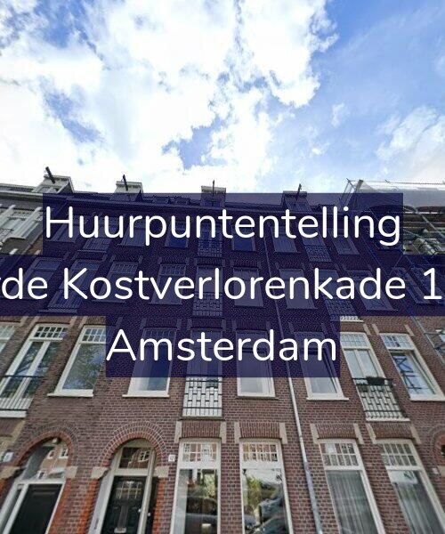 Foto gevel Huurpuntentelling voor Derde Kostverlorenkade 12-3, Amsterdam