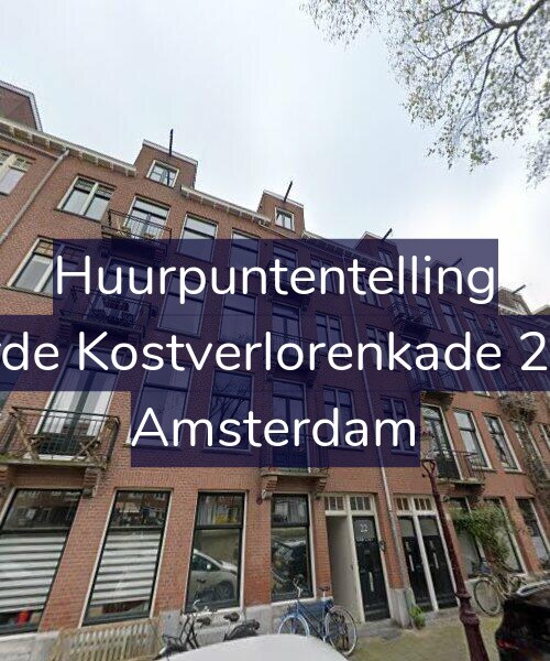 Foto gevel Huurpuntentelling voor Derde Kostverlorenkade 22-1, Amsterdam