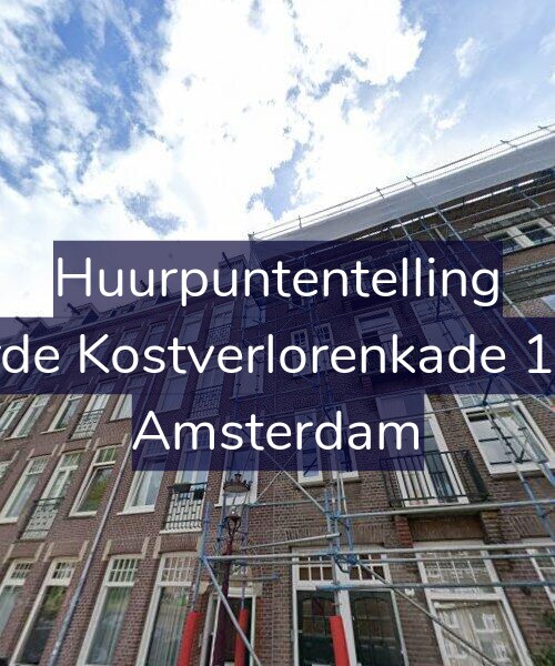 Foto gevel Huurpuntentelling voor Derde Kostverlorenkade 13-2, Amsterdam