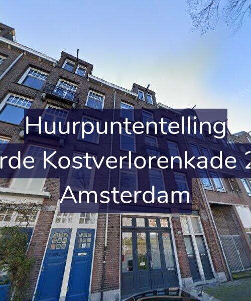 Foto gevel Huurpuntentelling voor Derde Kostverlorenkade 2-3, Amsterdam