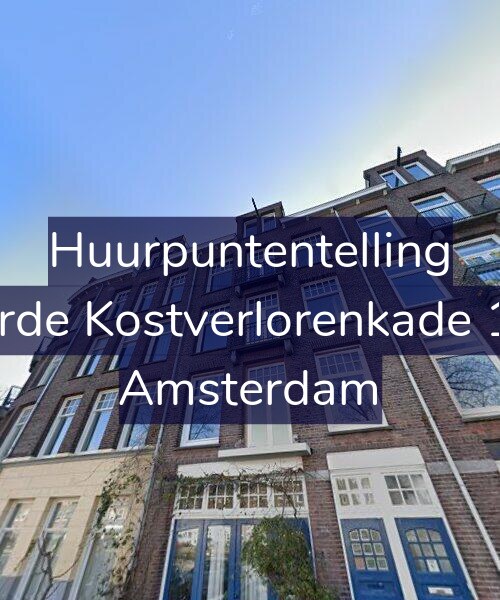 Foto gevel Huurpuntentelling voor Derde Kostverlorenkade 1-2, Amsterdam