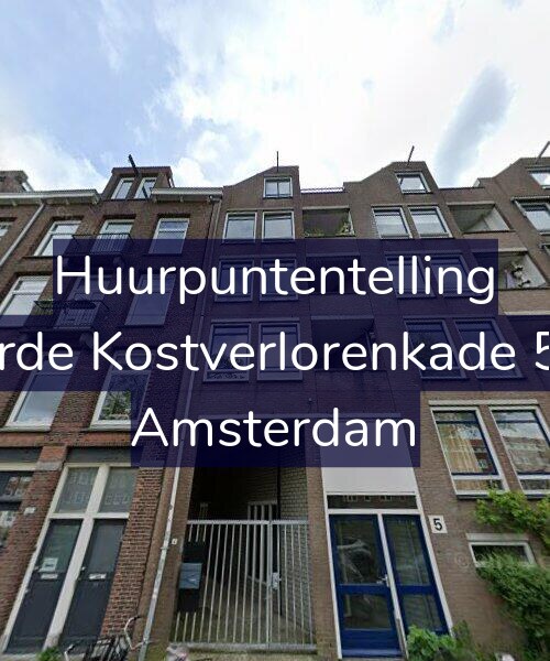 Foto gevel Huurpuntentelling voor Derde Kostverlorenkade 5-C, Amsterdam