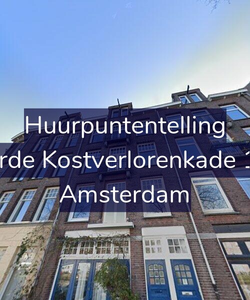 Foto gevel Huurpuntentelling voor Derde Kostverlorenkade 1-3, Amsterdam