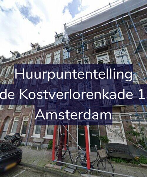 Foto gevel Huurpuntentelling voor Derde Kostverlorenkade 13-H, Amsterdam