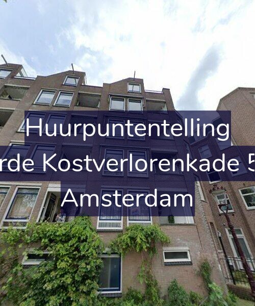 Foto gevel Huurpuntentelling voor Derde Kostverlorenkade 5-B, Amsterdam