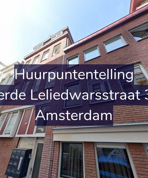 Foto gevel Huurpuntentelling voor Derde Leliedwarsstraat 32, Amsterdam