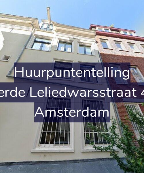 Foto gevel Huurpuntentelling voor Derde Leliedwarsstraat 40, Amsterdam