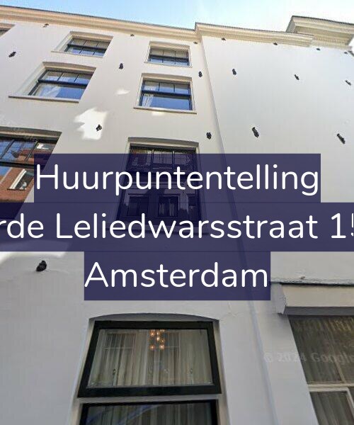 Foto gevel Huurpuntentelling voor Derde Leliedwarsstraat 15-1, Amsterdam