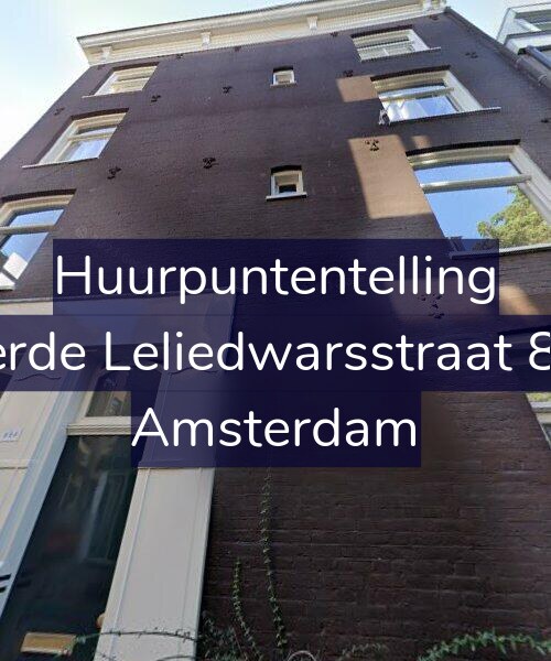 Foto gevel Huurpuntentelling voor Derde Leliedwarsstraat 8-F, Amsterdam