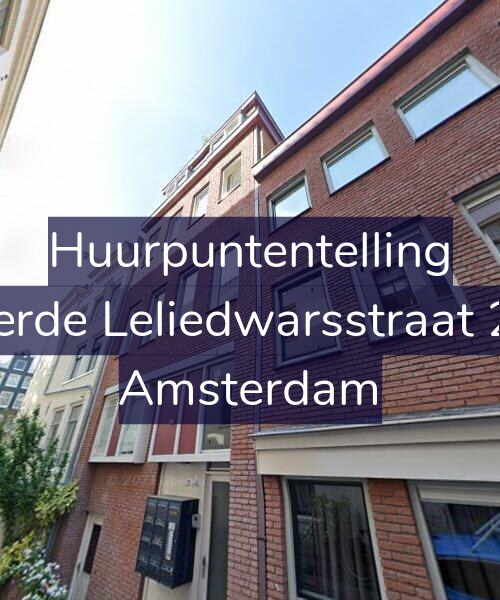 Foto gevel Huurpuntentelling voor Derde Leliedwarsstraat 26, Amsterdam